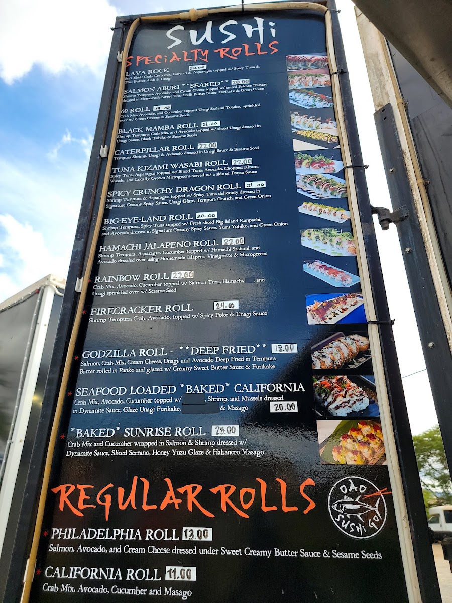 Menu Oao Sushi Go-3