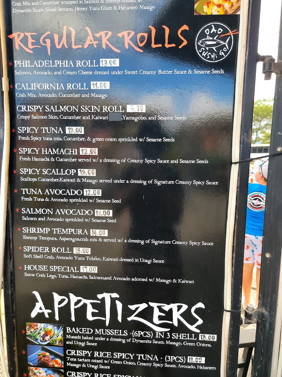 Menu Oao Sushi Go-6